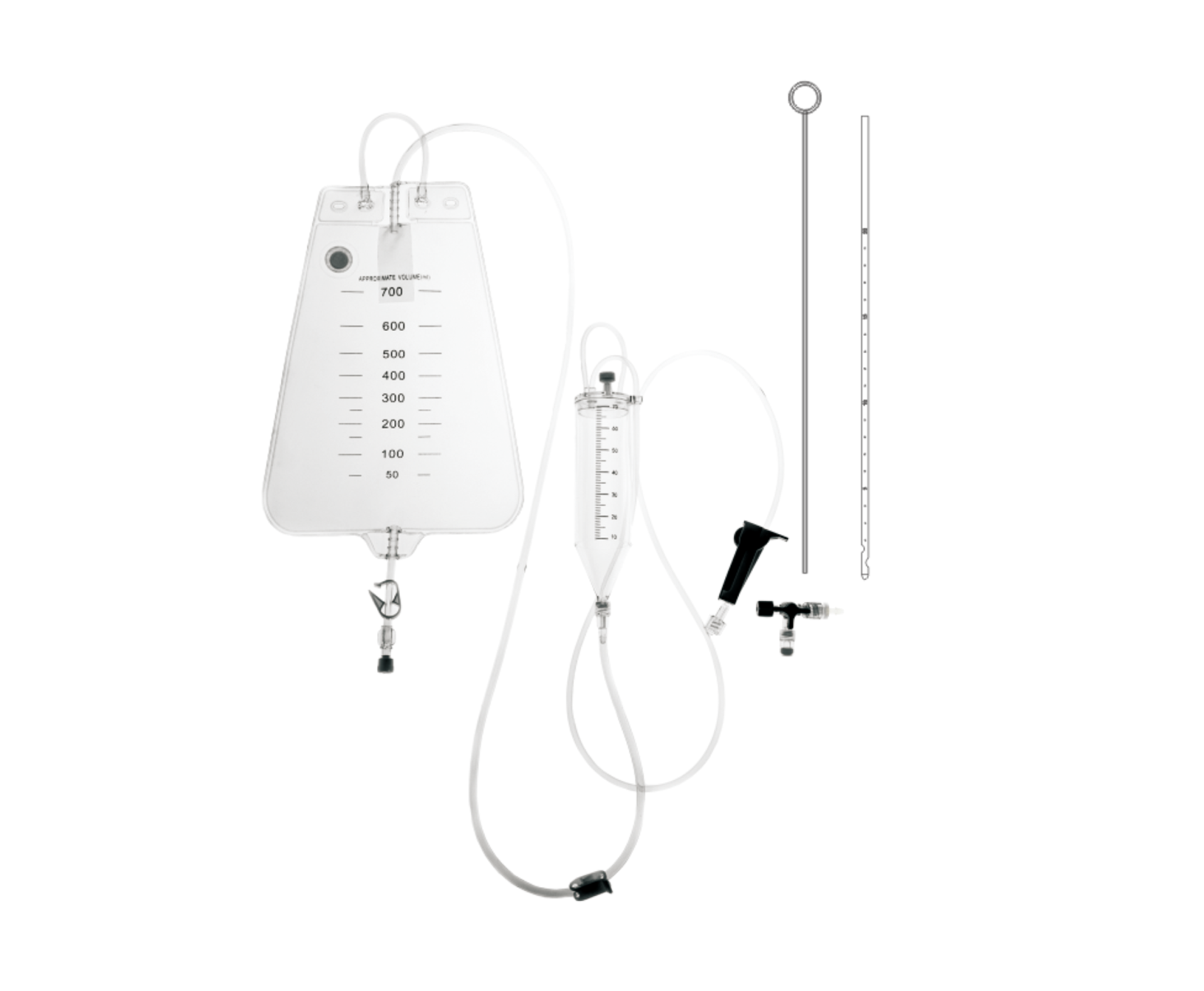 一次性使用颅脑引流管